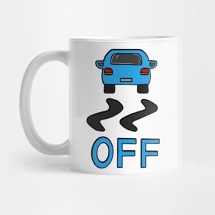 Pixelated Driving Car Mug